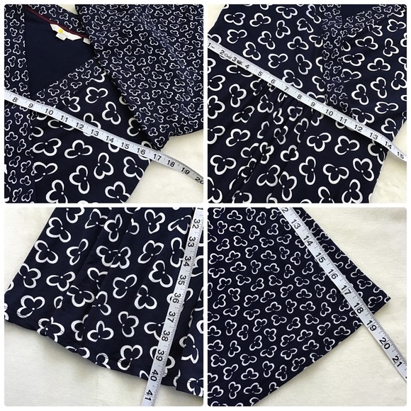 Boden Hettie Faux Wrap Jersey Dress – Heart Print, Flared Sleeve, Tiered Skirt - Picture 14 of 16